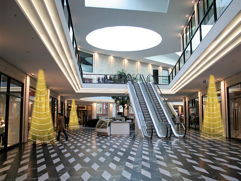 商場(chǎng)安裝使用定向廣播系統(tǒng)