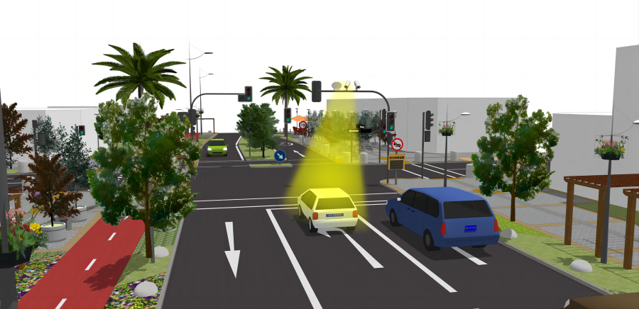 炸街車監(jiān)測設備抓拍效果圖