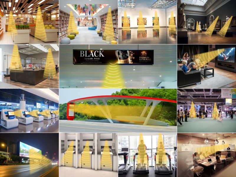 定向音響應用場景集合