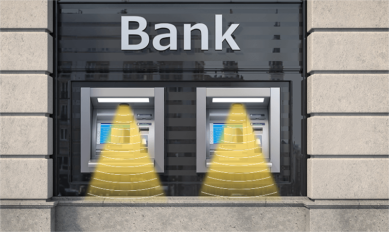 自助終端定向區(qū)域音響