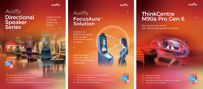 在ISE2026上，清聽聲學(xué)將展示多款定向聲技術(shù)產(chǎn)品