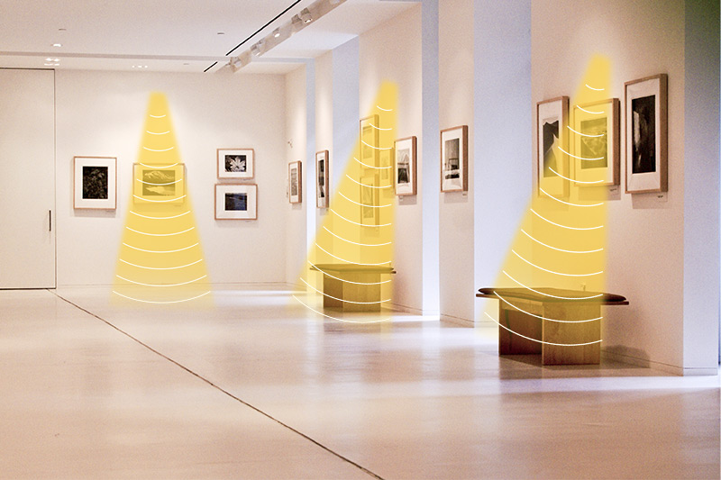 展覽館定向發(fā)聲，聲音分區(qū)，互不干擾